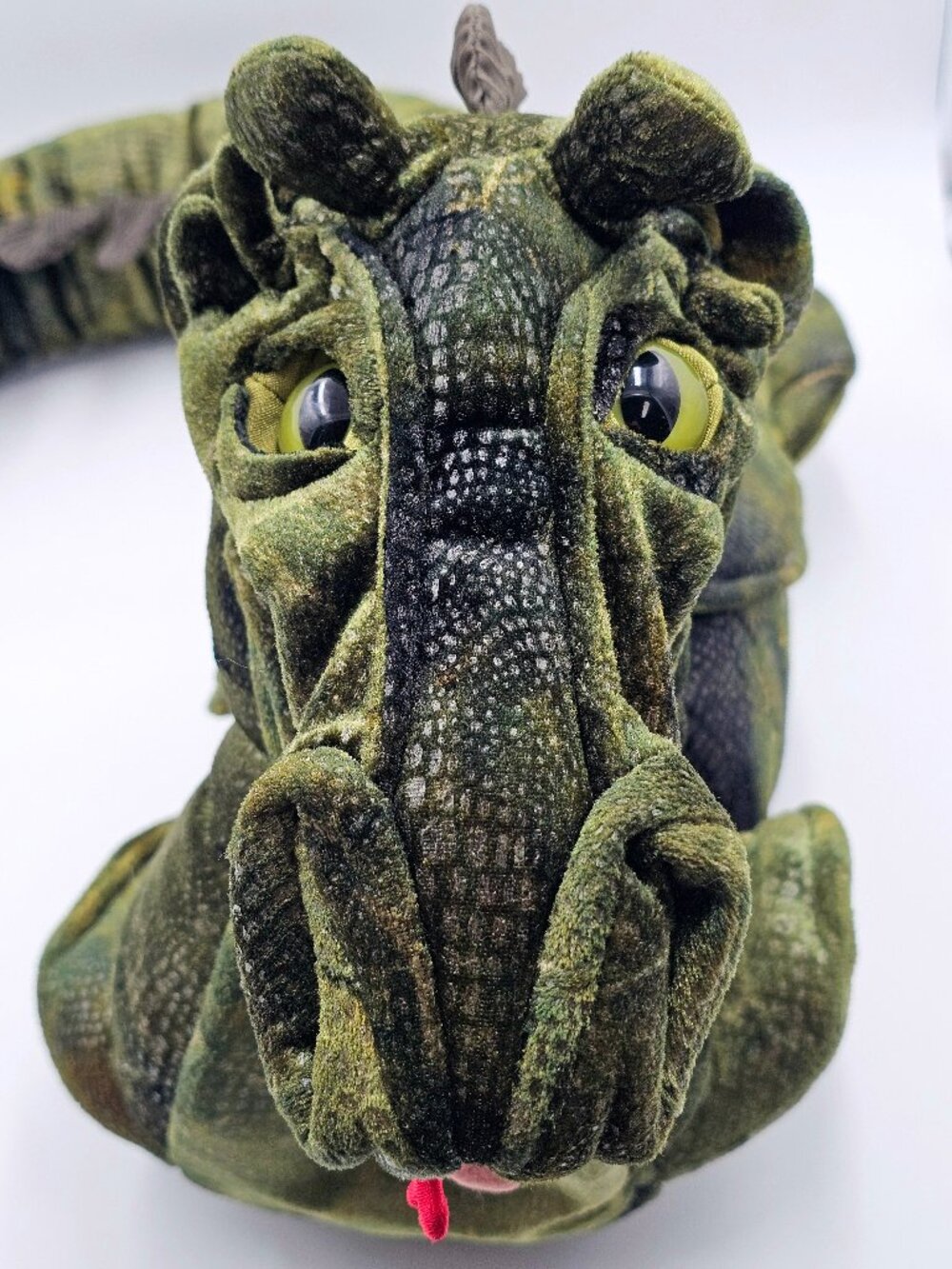 56" Folkmanis Green Sea Serpent Hand Puppet 1999 Retired Dragon Rare